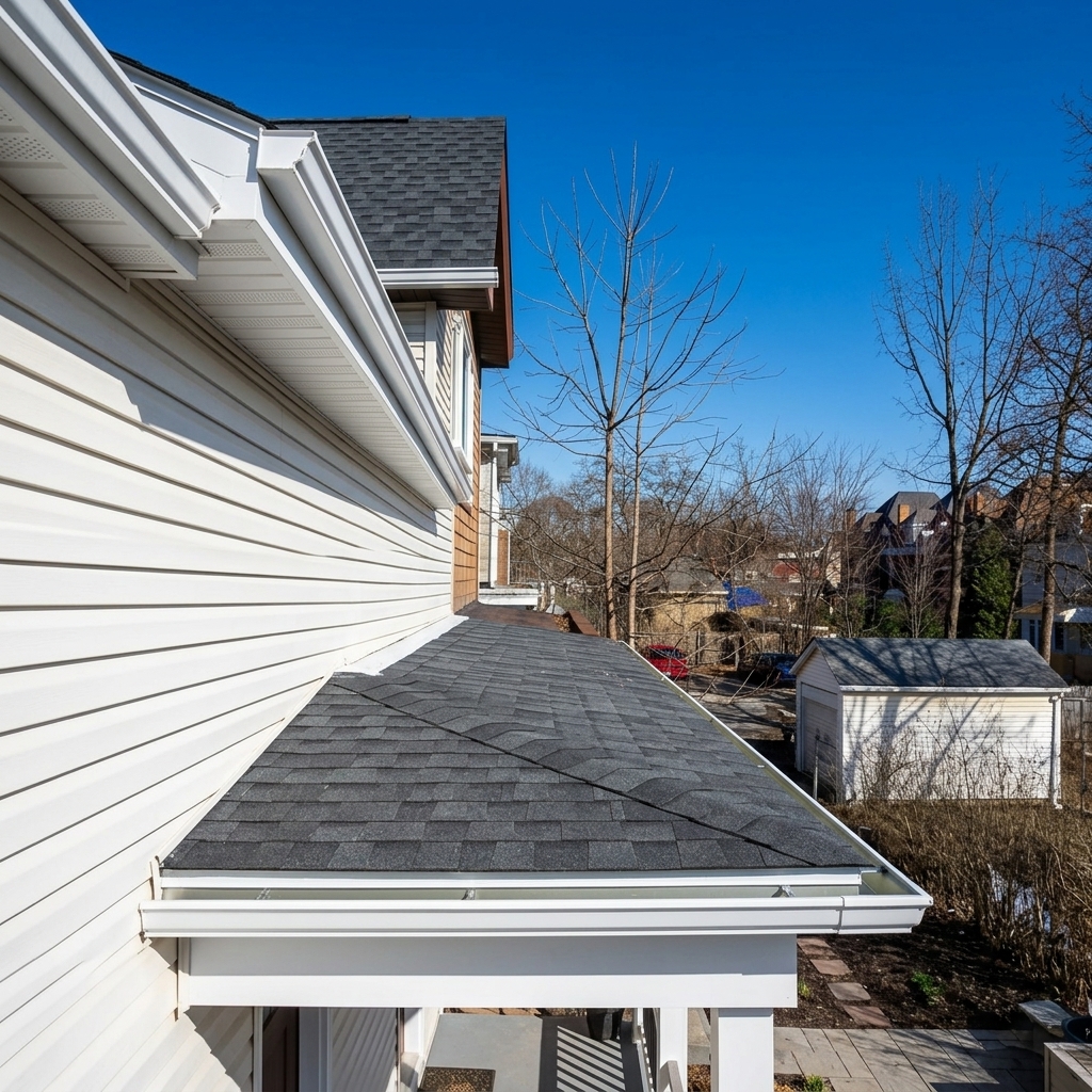 After: Negley roof repair
