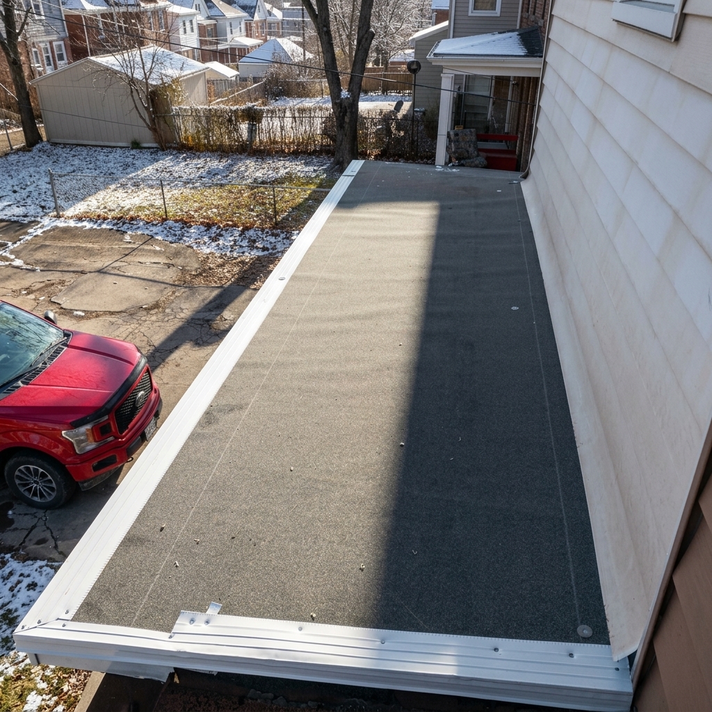 Before: Negley roof repair